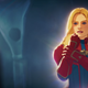 Captain Marvel suiting up.